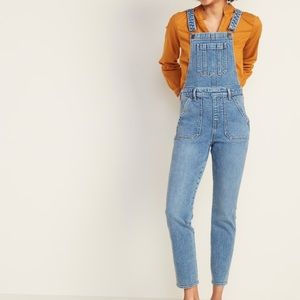 Straight-Leg Jean Overalls